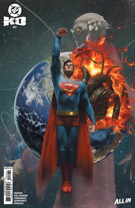 DC KO #2 CVR K INC 1:25 ARIEL COLON SPECIAL EFFECT CARD STOCK VAR OF 5 1:25 INCV