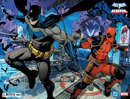 DC MARVEL BATMAN DEADPOOL #1 ONE SHOT CVR B DAN MORA BATMAN DEADPOOL WRAPAROUND CARD STOCK VAR