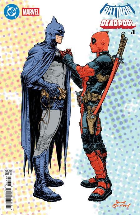 DC MARVEL BATMAN DEADPOOL #1 ONE SHOT CVR N FRANK QUITELY BATMAN DEADPOOL CARD STOCK VAR