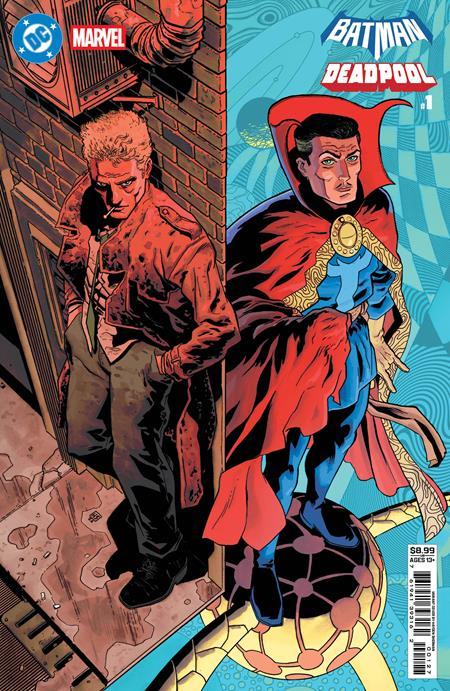 DC MARVEL BATMAN DEADPOOL #1 ONE SHOT CVR P HAYDEN SHERMAN CONSTANTINE DR STRANGE CARD STOCK VAR