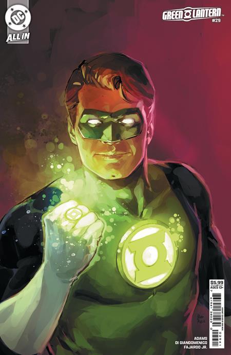 GREEN LANTERN #29 CVR D INC 1:25 ROD REIS CARD STOCK VAR 1:25 INCV