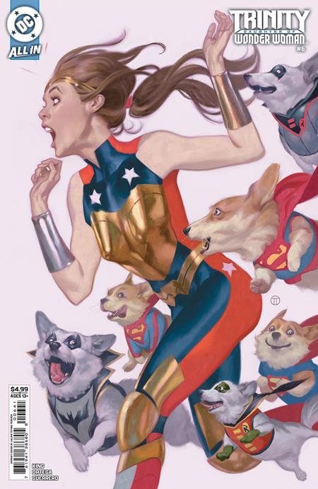 TRINITY DAUGHTER OF WONDER WOMAN #6 CVR B JULIAN TOTINO TEDESCO CARD STOCK VAR OF 6
