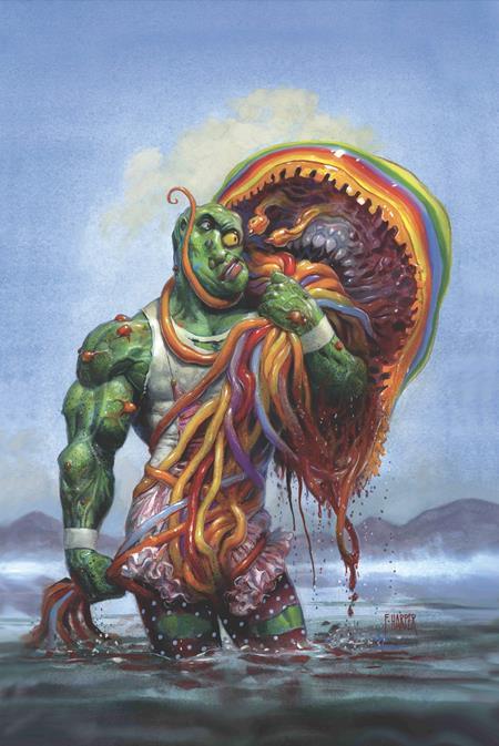 TOXIC AVENGER COMICS #4 CVR C FRED HARPER WITH EXCLUSIVE TRADING CARD BY TBA VAR