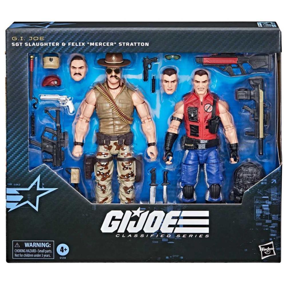G.I. Joe Classified Series Sgt Slaughter & Felix "Mercer" Stratton Action Figure 2-Pack