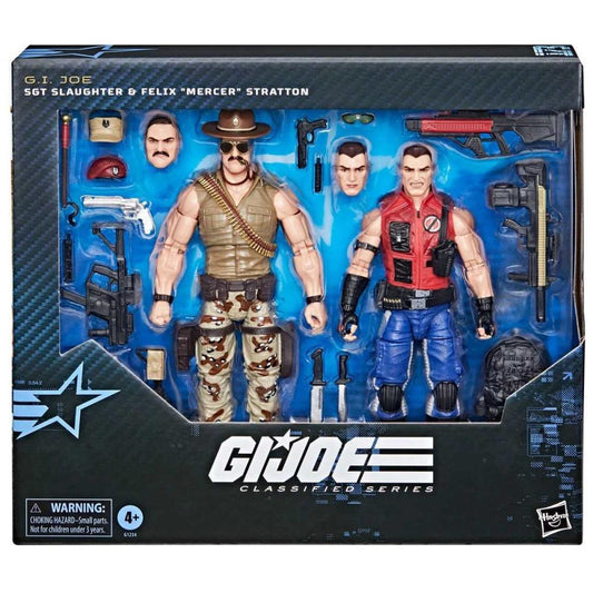 G.I. Joe Classified Series Sgt Slaughter & Felix "Mercer" Stratton Action Figure 2-Pack