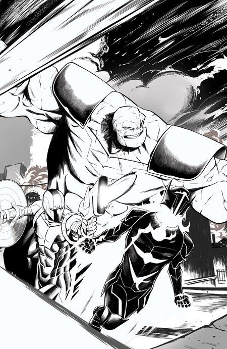 ROGUE SUN #31 CVR E DANIEL BAYLISS YOUNGBLOOD TEAM UP BW VIRGIN VAR
