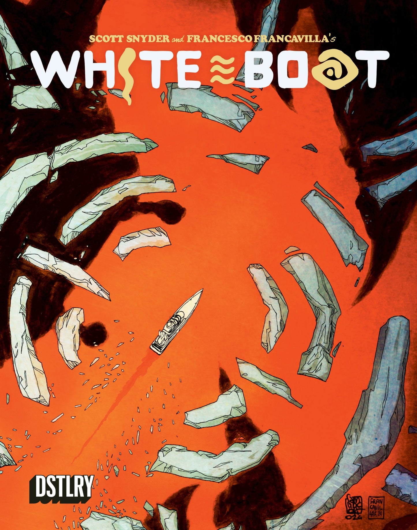 WHITE BOAT #3 CVR F GIUSEPPE CAMUNCOLI VAR