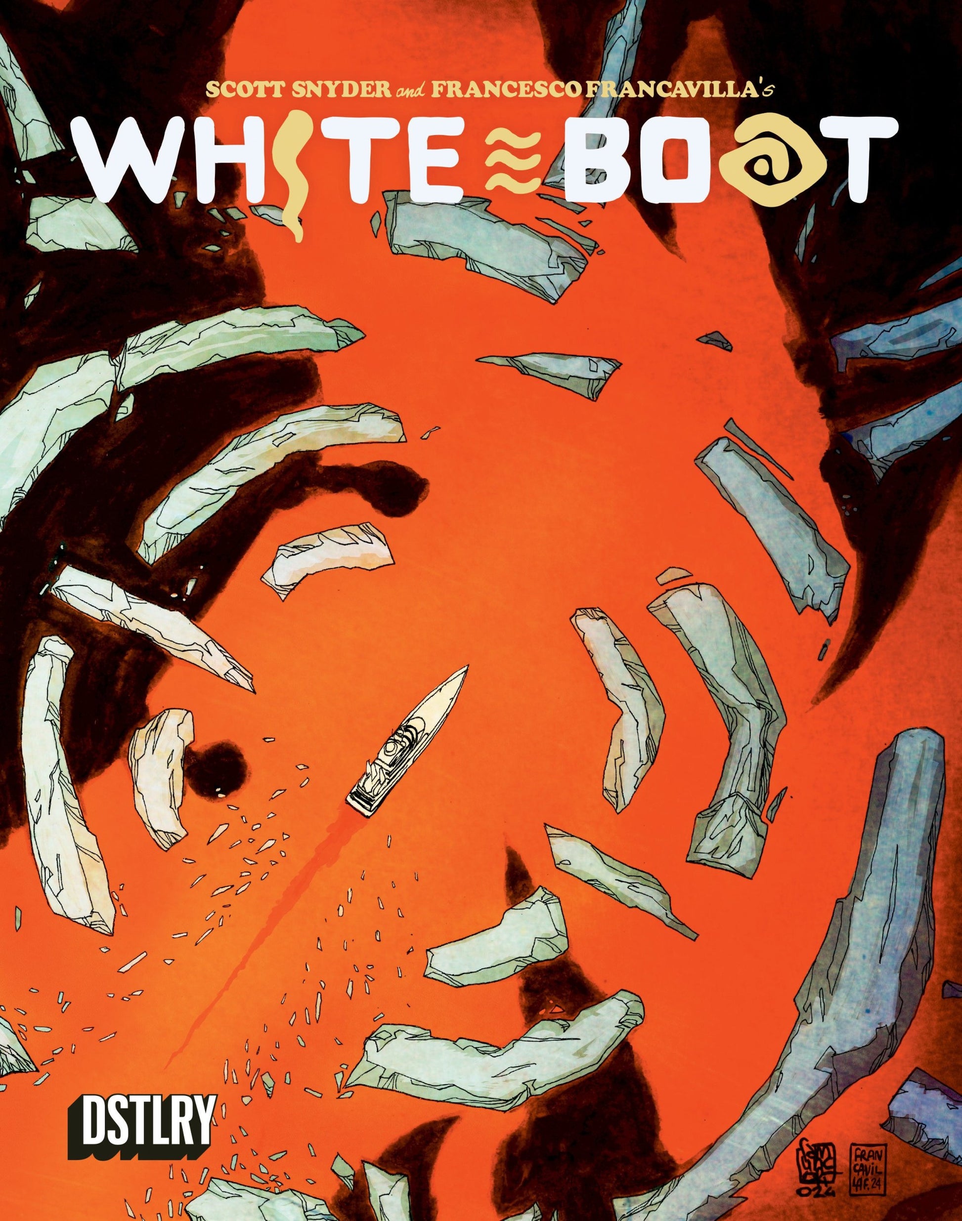 WHITE BOAT #3 CVR F GIUSEPPE CAMUNCOLI VAR