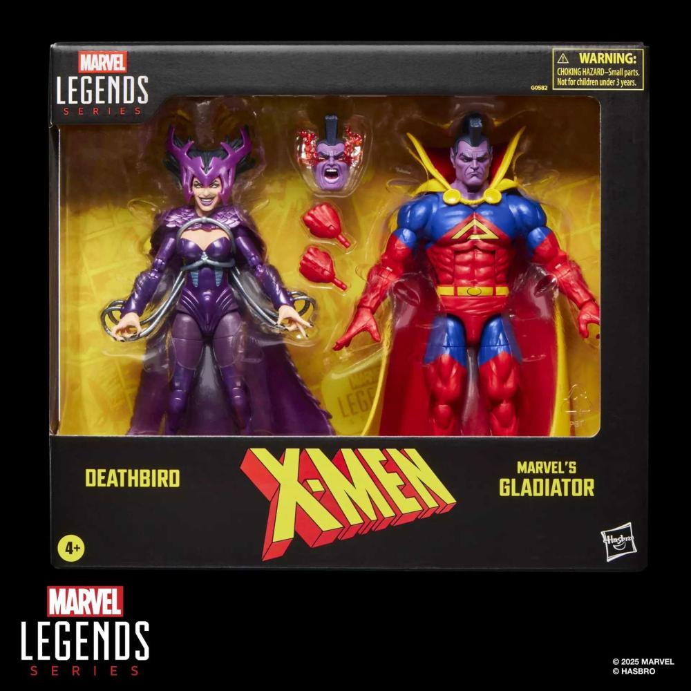 X-Men Marvel Legends X-Men Deathbird & Marvel’s Gladiator Action Figures