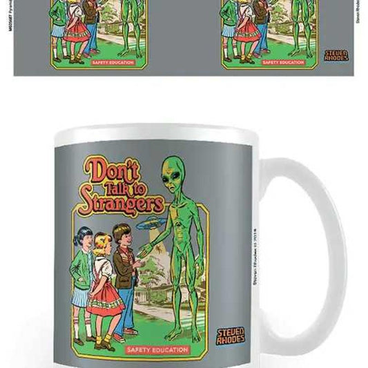 Steven Rhodes Don't Talk To Strangers Ceramic Mug
