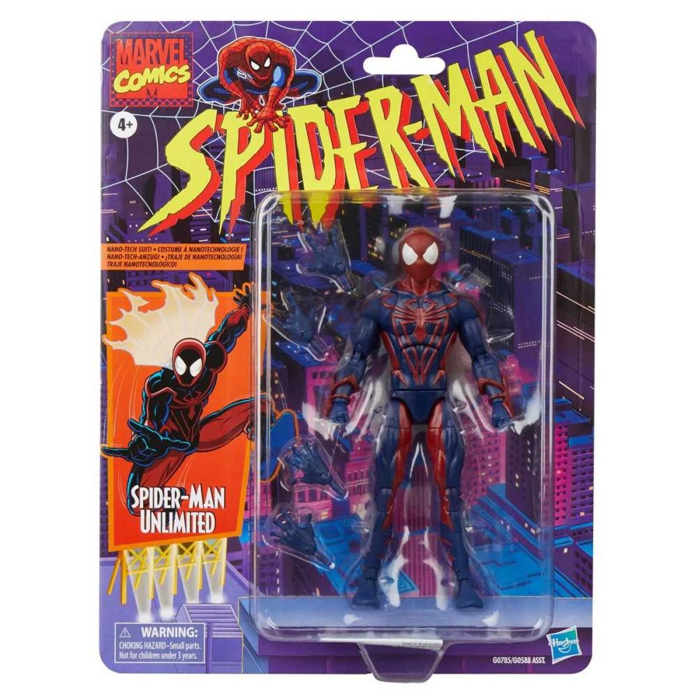 Marvel Legends Spider-Man Retro Spider-Man Unlimited Action Figure