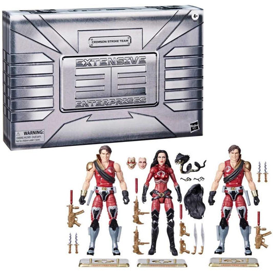 G.I. Joe Classified Series Crimson Strike Team Baroness, Tomax and Zamot 3 Pack