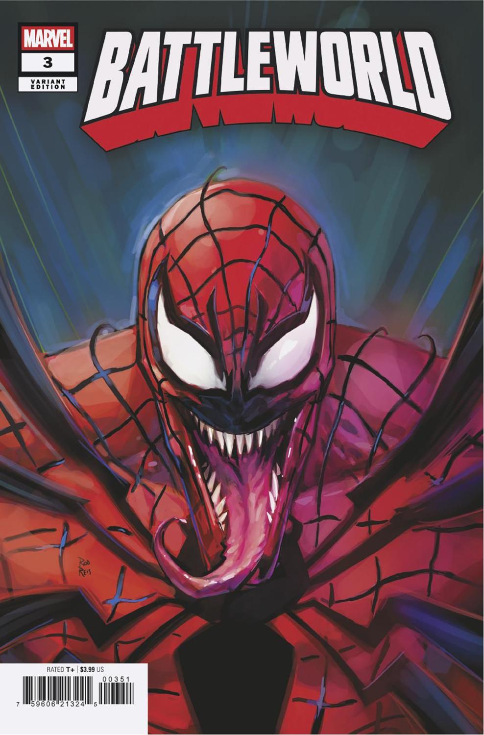 BATTLEWORLD #3 ROD REIS VENOM 252 VAR CVR E