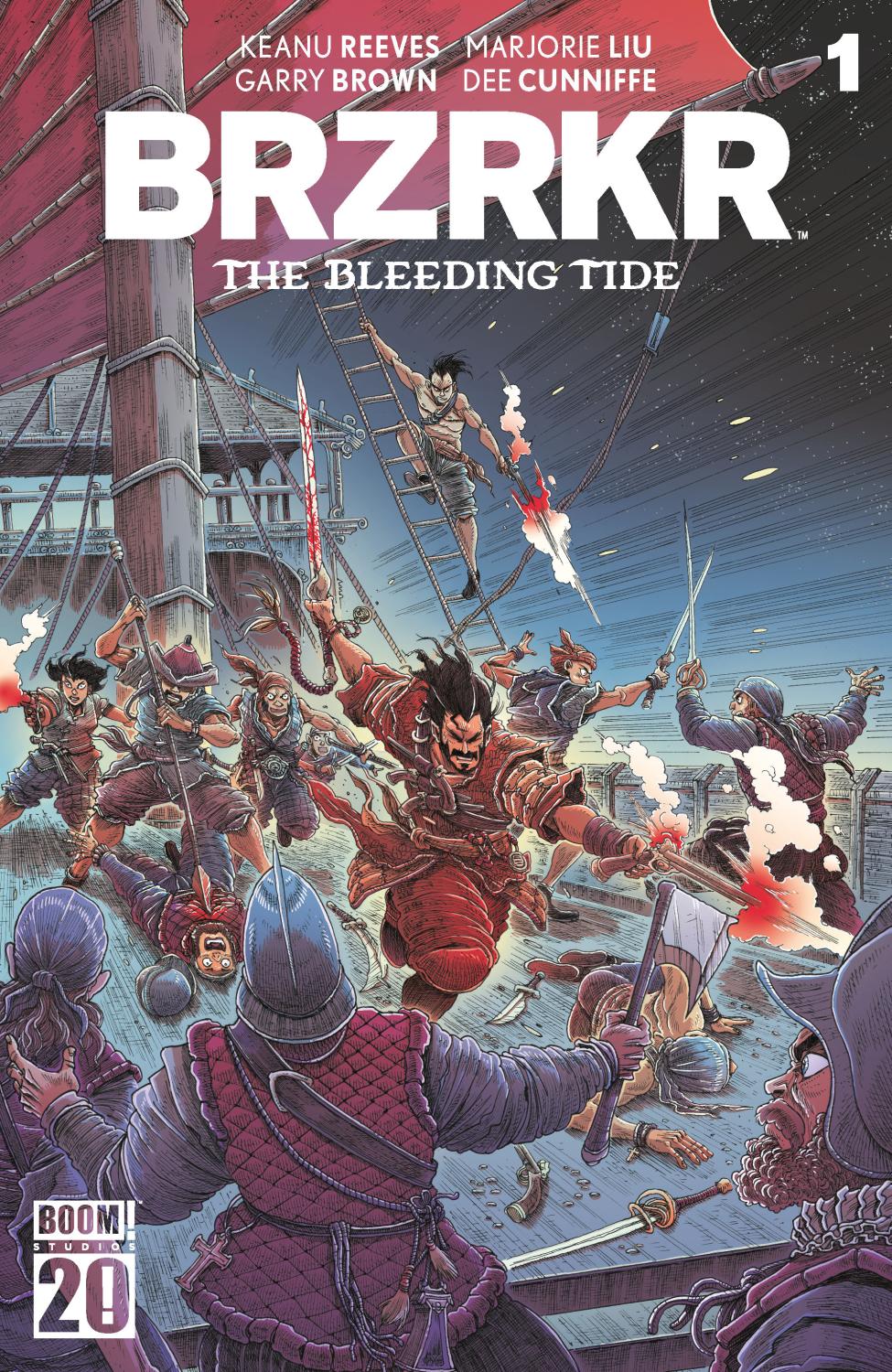 BRZRKR THE BLEEDING TIDE #1 K FOC REVEAL VAR DRESSED STOKOE CVR A