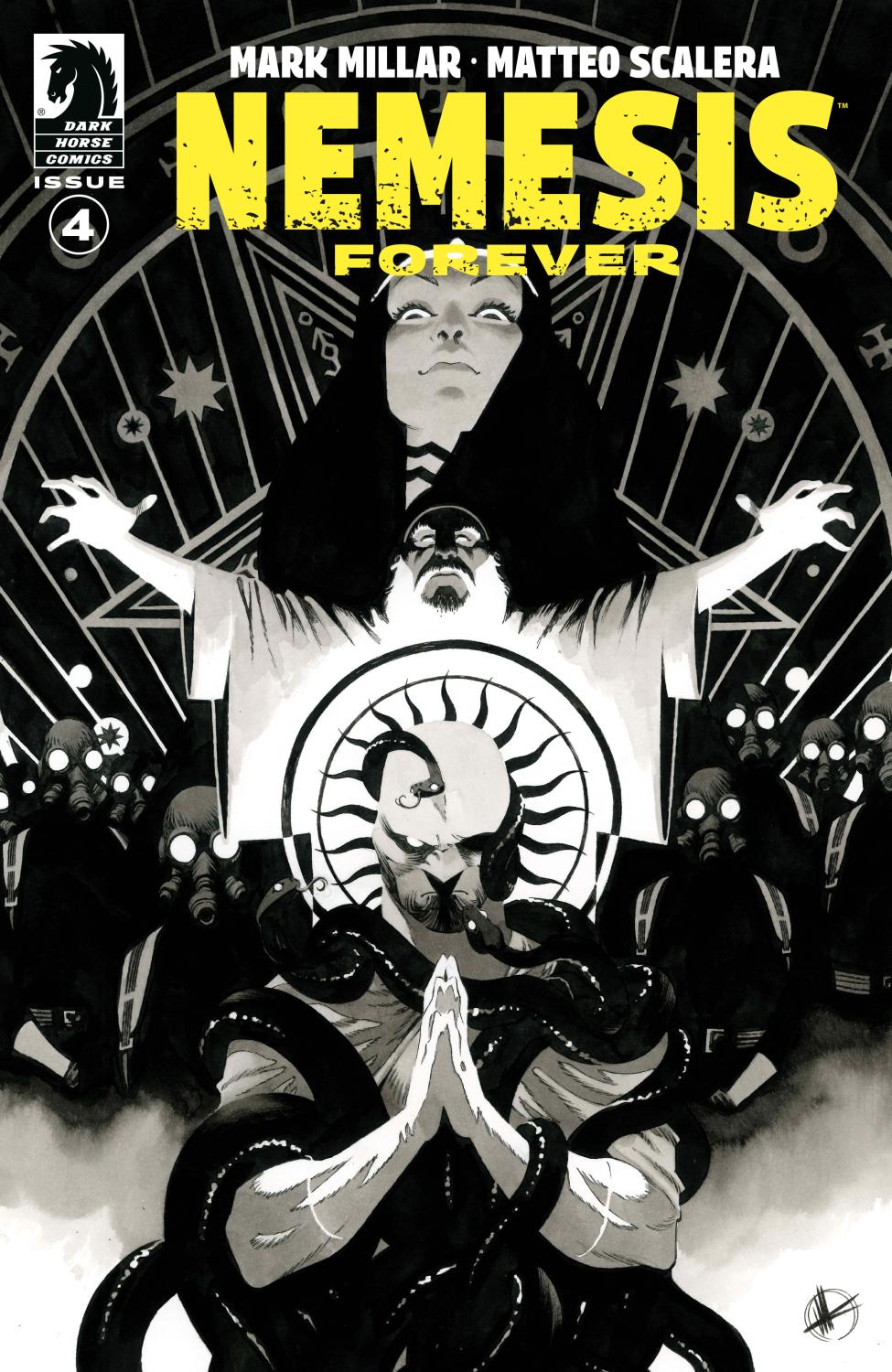 NEMESIS FOREVER #4 CVR B BW MATTEO SCALERA