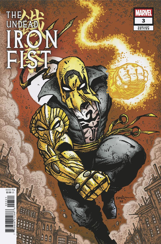THE UNDEAD IRON FIST #3 KEVIN EASTMAN VAR CVR B