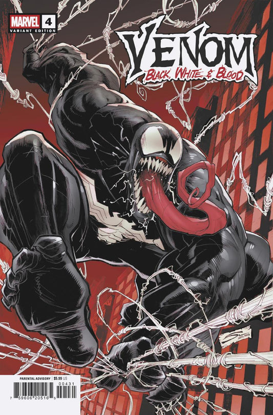 VENOM BLACK WHITE AND BLOOD #4 GERARDO SANDOVAL VAR CVR C