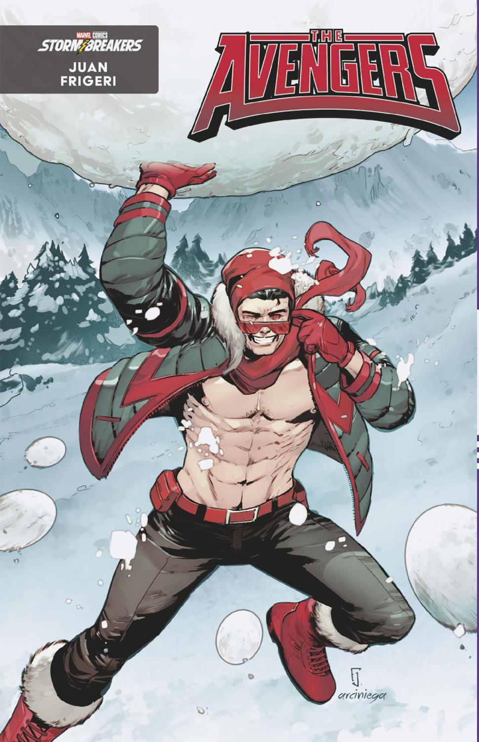 AVENGERS #33 JUAN FRIGERI WINTER BREAK VAR CVR D