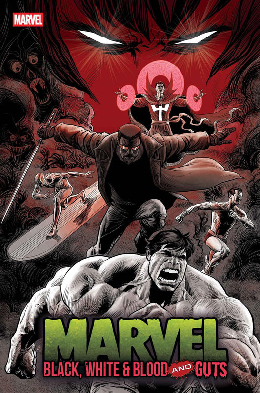 MARVEL BLACK WHITE AND BLOOD AND GUTS #4 CVR A