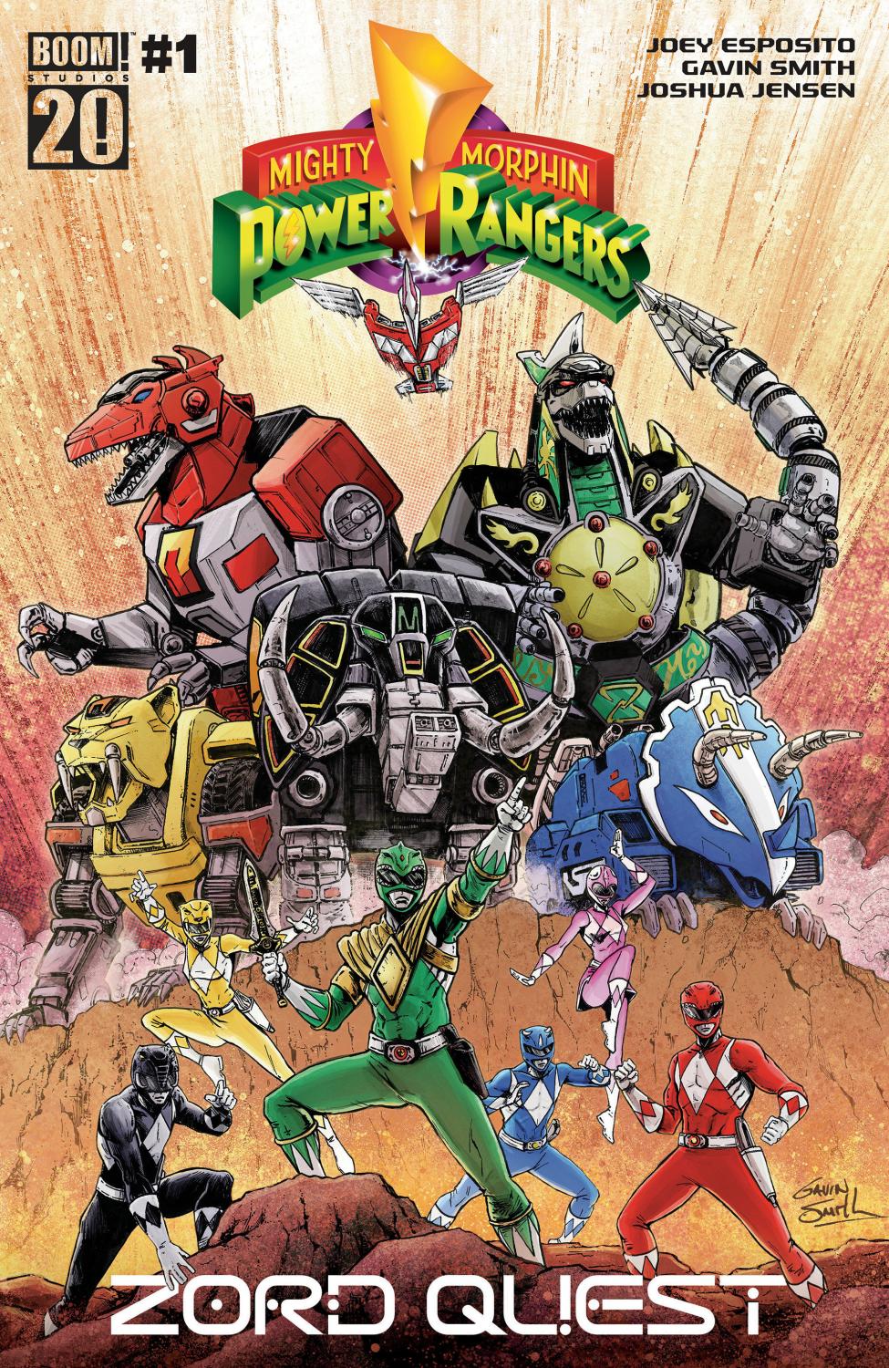 MIGHTY MORPHIN POWER RANGERS ZORD QUEST #1 A MAIN DRESSED SMITH CVR A