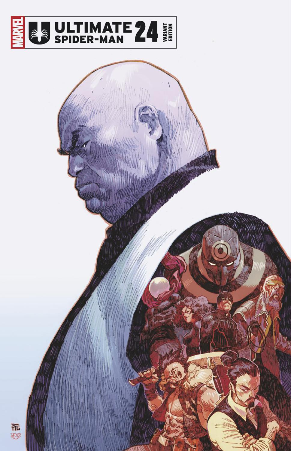 ULTIMATE SPIDER-MAN #24 DIKE RUAN VILLAINS VAR CVR E