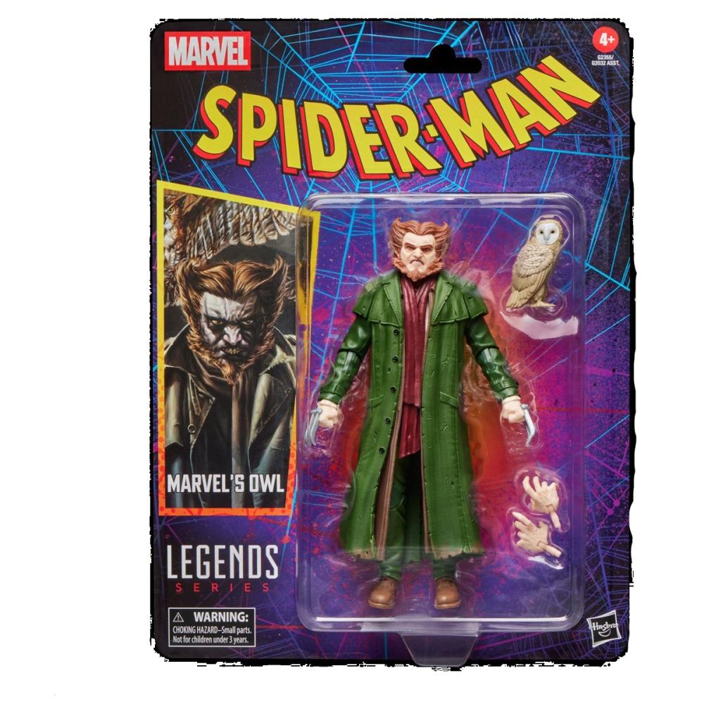 Marvel Legends Spider-Man Retro Cardback Owl Action Figure