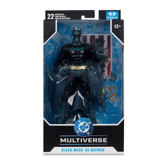 DC Multiverse Batman Madhouse Black Mask as Batman