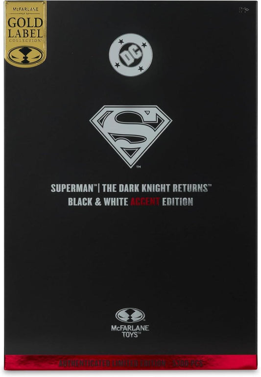 DC Multiverse Superman The Dark Knight Returns Black & White Action Figure