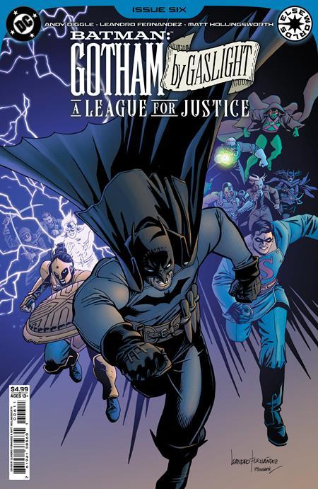 BATMAN GOTHAM BY GASLIGHT A LEAGUE FOR JUSTICE #6 CVR A LEANDRO FERNANDEZ OF 6