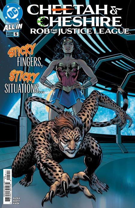 CHEETAH AND CHESHIRE ROB THE JUSTICE LEAGUE #5 CVR A NICOLA SCOTT OF 6