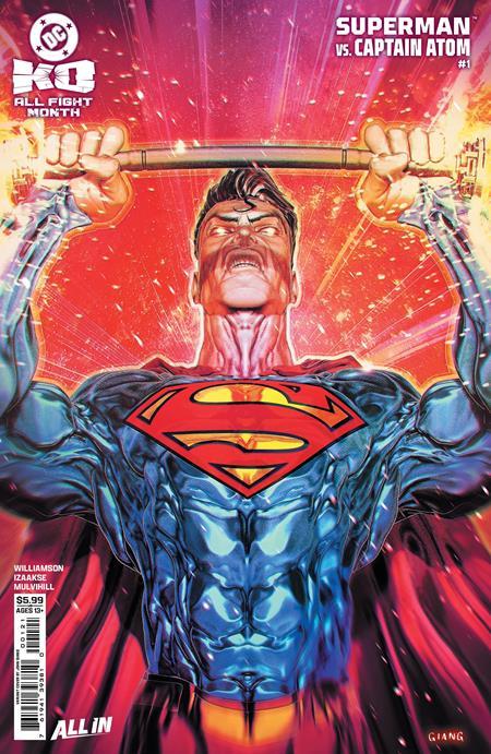 DC KO SUPERMAN VS CAPTAIN ATOM #1 ONE SHOT CVR B JOHN GIANG CARD STOCK VAR