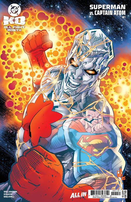 DC KO SUPERMAN VS CAPTAIN ATOM #1 ONE SHOT CVR E SEAN IZAAKSE CARD STOCK VAR