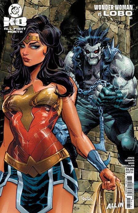 DC KO WONDER WOMAN VS LOBO #1 ONE SHOT CVR B DAN PANOSIAN CARD STOCK VAR