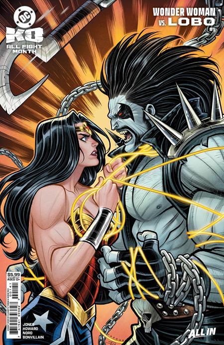 DC KO WONDER WOMAN VS LOBO #1 ONE SHOT CVR D ELIZABETH TORQUE CARD STOCK VAR