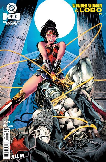 DC KO WONDER WOMAN VS LOBO #1 ONE SHOT CVR E EDDY BARROWS CARD STOCK VAR