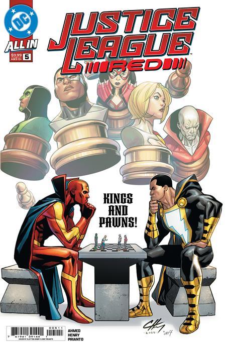 JUSTICE LEAGUE RED #5 CVR A CLAYTON HENRY OF 6