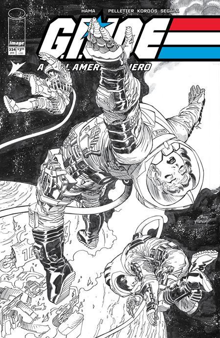 GI JOE A REAL AMERICAN HERO #324 CVR B ANDY KUBERT BW VAR