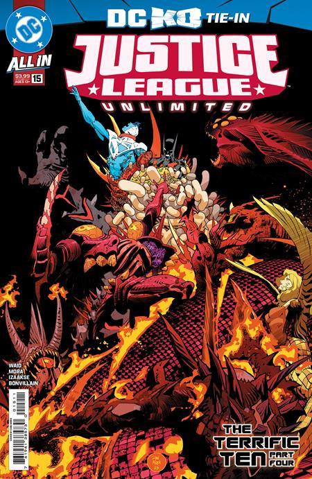 JUSTICE LEAGUE UNLIMITED #15 CVR A DAN MORA DC K.O.