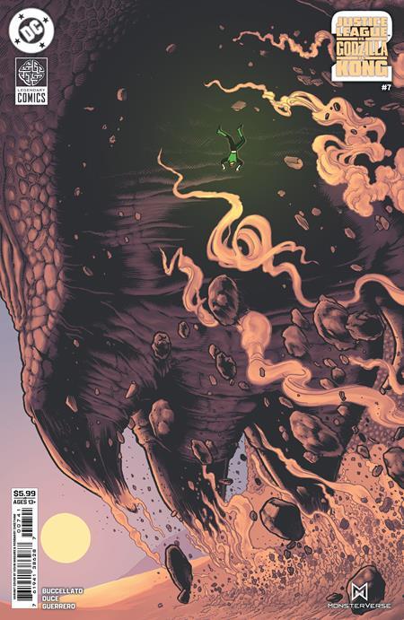 JUSTICE LEAGUE VS GODZILLA VS KONG 2 #7 CVR B KEVIN MAGUIRE CARD STOCK VAR (OF 7)