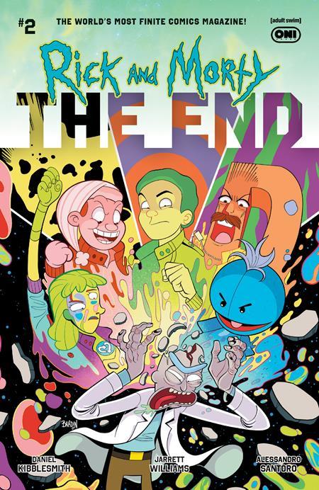 RICK AND MORTY THE END #2 CVR A DAVE BARDIN OF 6