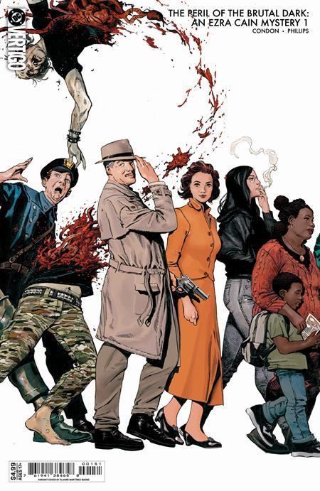THE PERIL OF THE BRUTAL DARK AN EZRA CAIN MYSTERY #1 CVR E ALVARO MARTINEZ BUENO CONNECTING CARD STOCK VAR (OF 6)