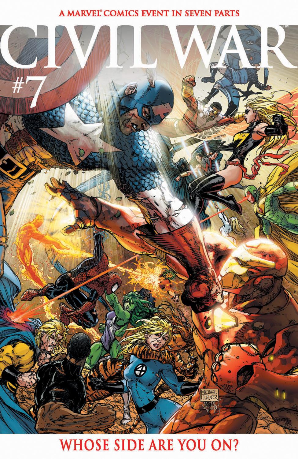 CIVIL WAR #7 FACSIMILE EDITION MICHAEL TURNER FOIL VAR CVR B