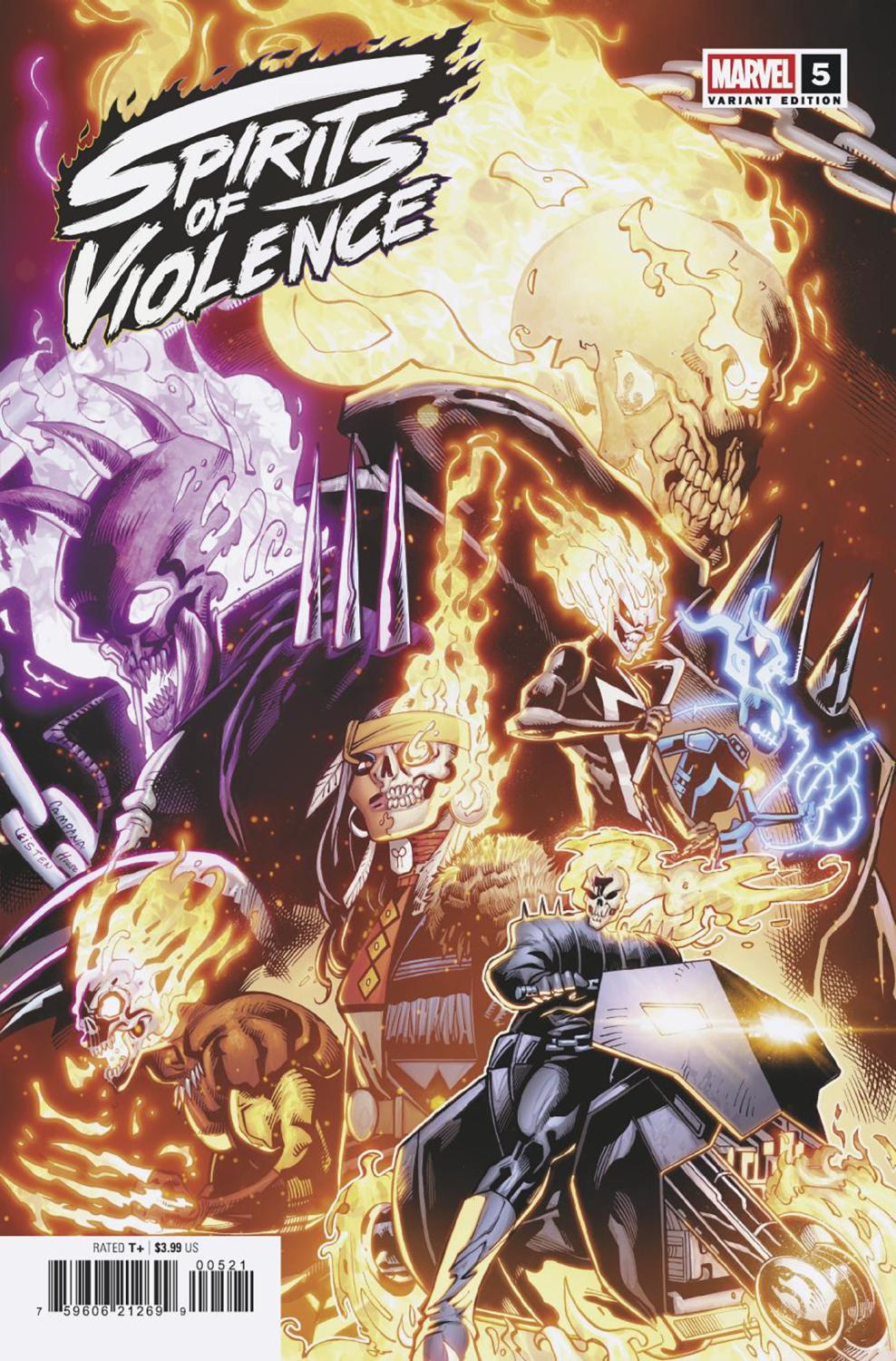 SPIRITS OF VIOLENCE #5 CHRIS CAMPANA VAR CVR B