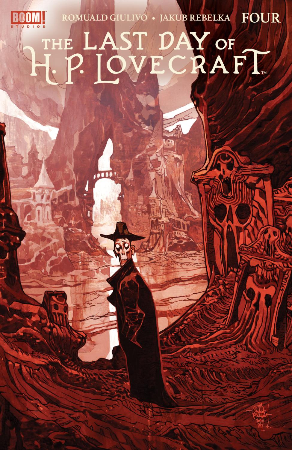 THE LAST DAY OF HP LOVECRAFT #4 A MAIN DRESSED REBELKA CVR A