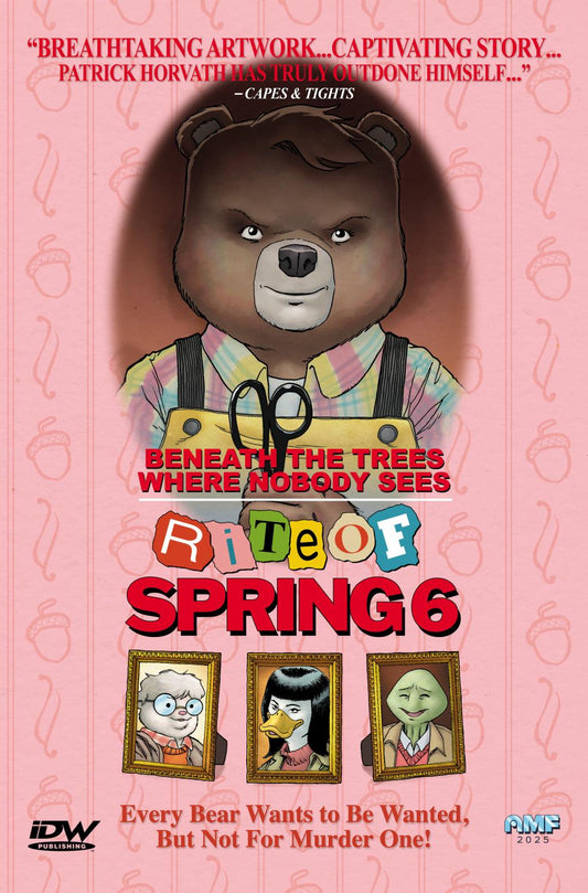 BENEATH THE TREES WHERE NOBODY SEES RITE OF SPRING #6 VAR B FLEECS MOVIE HOMAGE COVER CVR B