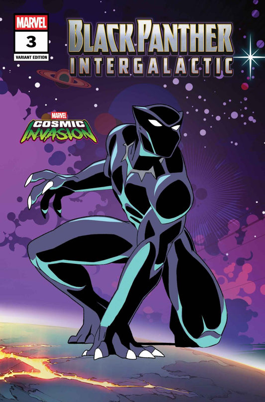BLACK PANTHER INTERGALACTIC #3 MARVEL COSMIC INVASION VAR CVR B