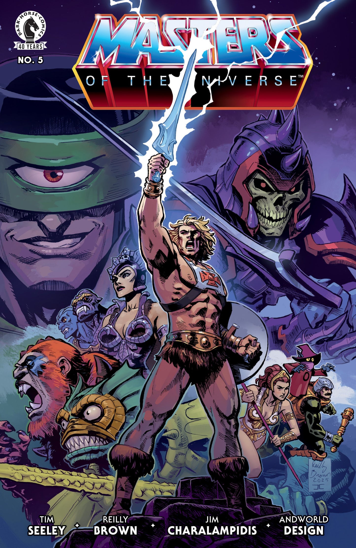 HE-MAN AND THE MASTERS OF THE UNIVERSE #5 CVR A REILLY BROWN