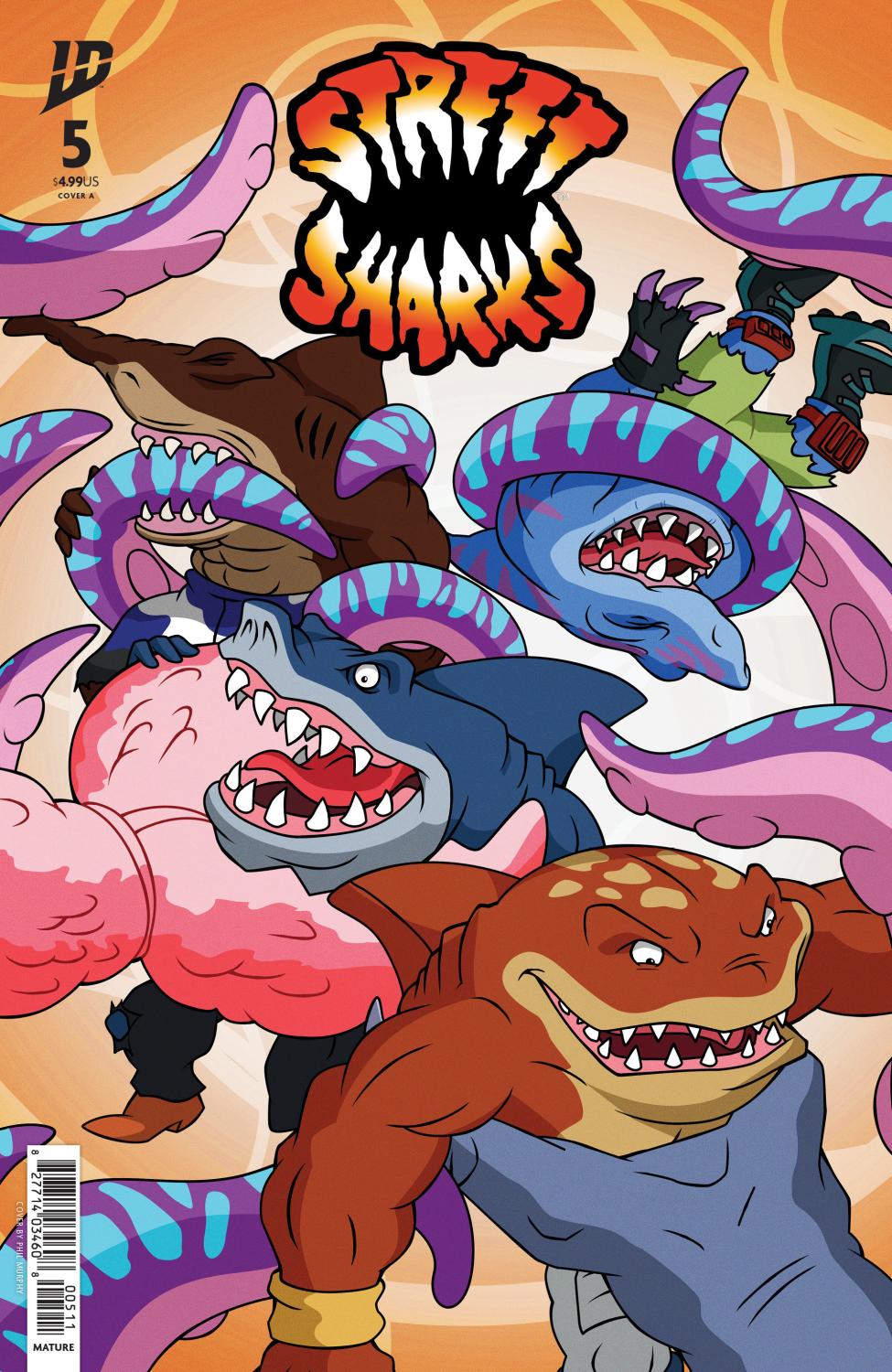 STREET SHARKS #5 COVER A MURPHY CVR A