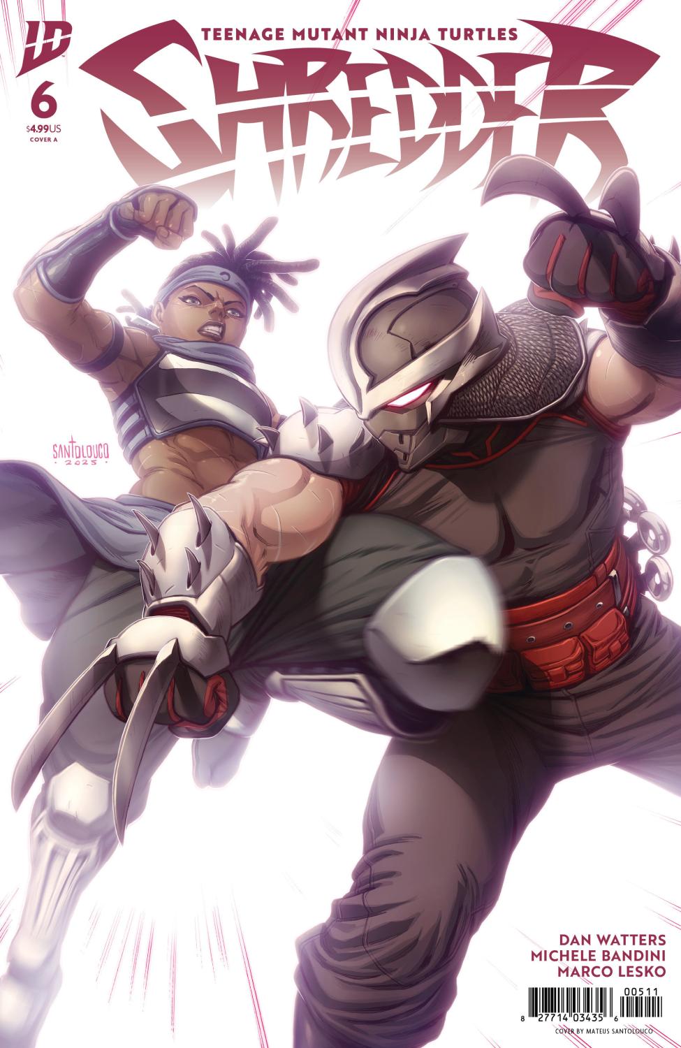 TEENAGE MUTANT NINJA TURTLES SHREDDER #6 COVER A SANTOLOUCO CVR A
