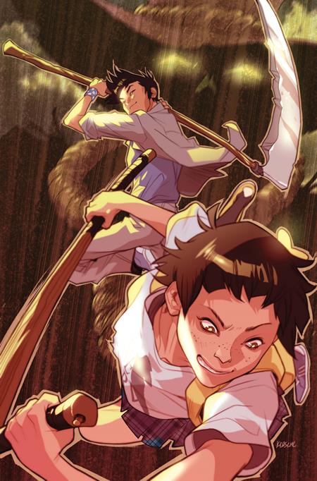 GOTHAM ACADEMY FIRST YEAR #6 CVR B KARL KERSCHL CARD STOCK VAR (OF 6)